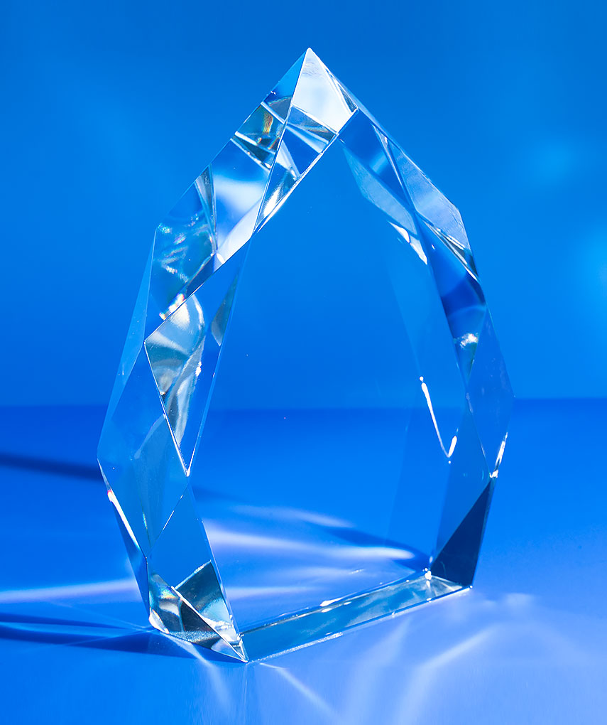 Trophée en verre Excellence